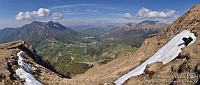 33 Zambla alta - Cima Grem - Panorama sulla Conca di Oltre il Colle